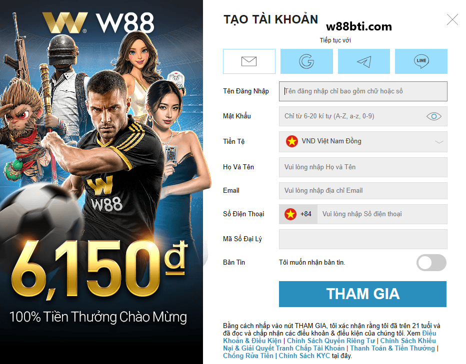 W88 88car - Link vào W88 mới nhất mobile & PC 2026 - Link W88 5 huong dan cac buoc dang ky w88
